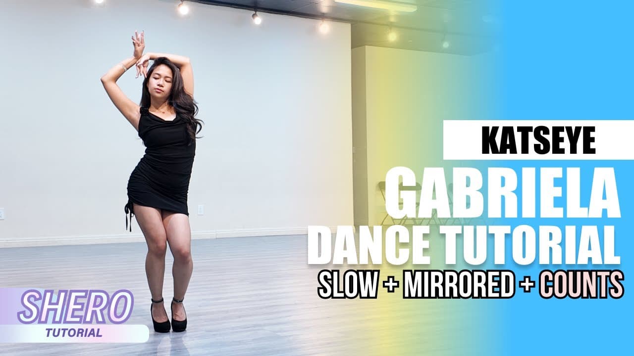 KATSEYE "Gabriela" — slow, mirrored, with counts